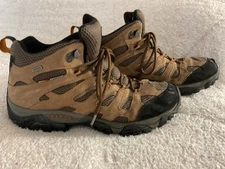 Merrell Moab Earth Mid Continuum Vibram Hiking Boots Brown J88623 Men's US 12