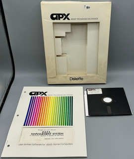Vintage Atari APX Data Management System Software CIB Complete Authentic