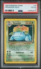 1999 POKEMON BASE SET UNLIMITED #15 VENUSAUR-HOLO PSA 4