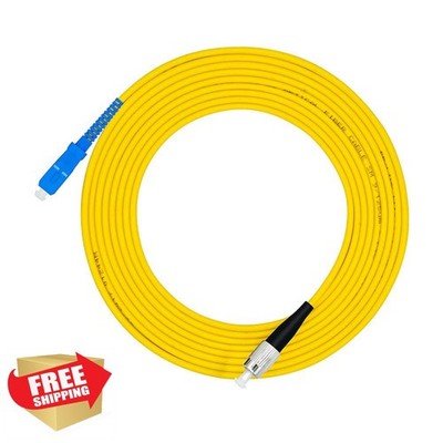 Jeirdus SC FC Fiber Optic Cable 1M/3.2ft Simplex