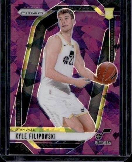 2024-25 Panini Prizm #263 Kyle Filipowski Prizms Purple Ice #/149