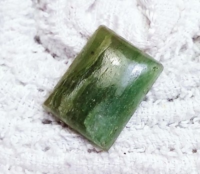 Loser Edelstein Natürliches Grün Jadeit Jade Cabochon 10.50 CT mit Gratis Gift