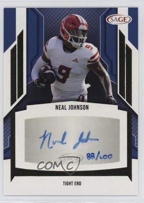 2024 SAGE HIT High Series Gold /100 Neal Johnson #A-NJ Auto 10k8