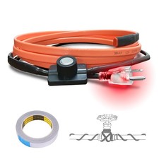 Heat Tape For Water Pipes With Thermostat 3ft Freeze Protection Selfregulating H
