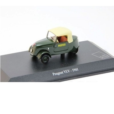 Peugeot VLV 1941 La Poste Postal Service 1:43 Diecast Atlas
