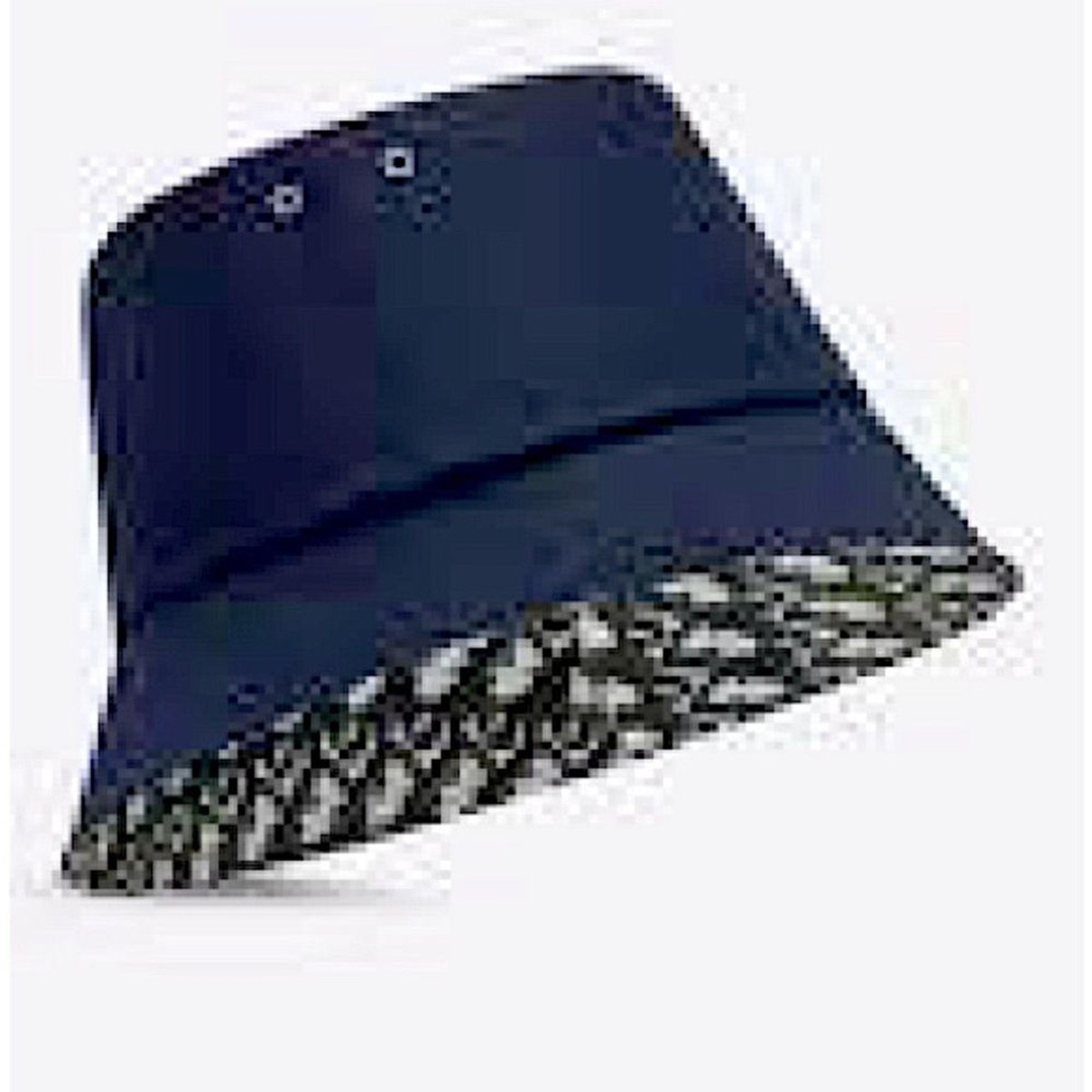 Authentic Dior Reversible oblique Teddy-D Medium Brim Bucket Hat