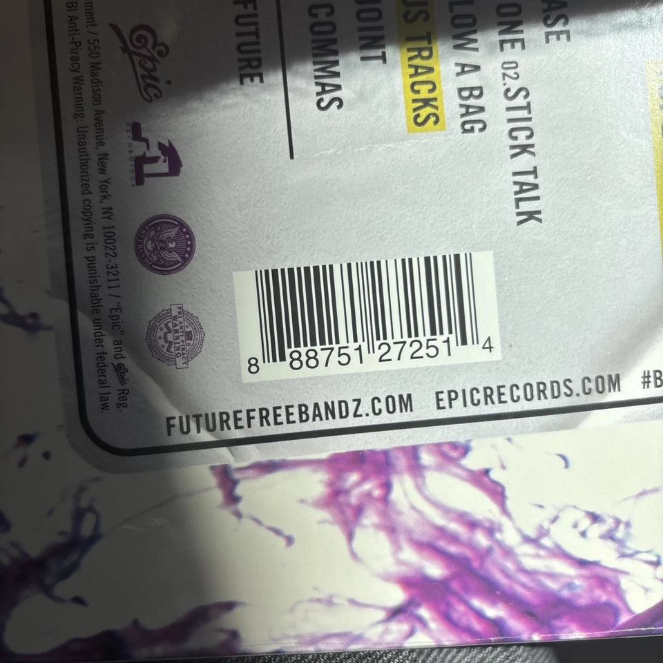 Future DS2 2-LP Blue/Purple Colored Vinyl, 2015 1st Pressing Sealed Hype Sticker - Image 4 of 4