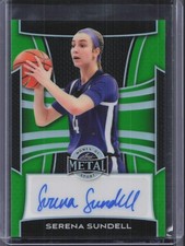 2025 Leaf Metal Women of Sport - Base Auto Serena Sundell Green Auto #/5