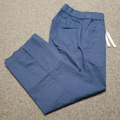 Pact Pants Womens Extra Small Organic Cotton Daily Twill Crop Wide Leg Comfort 
