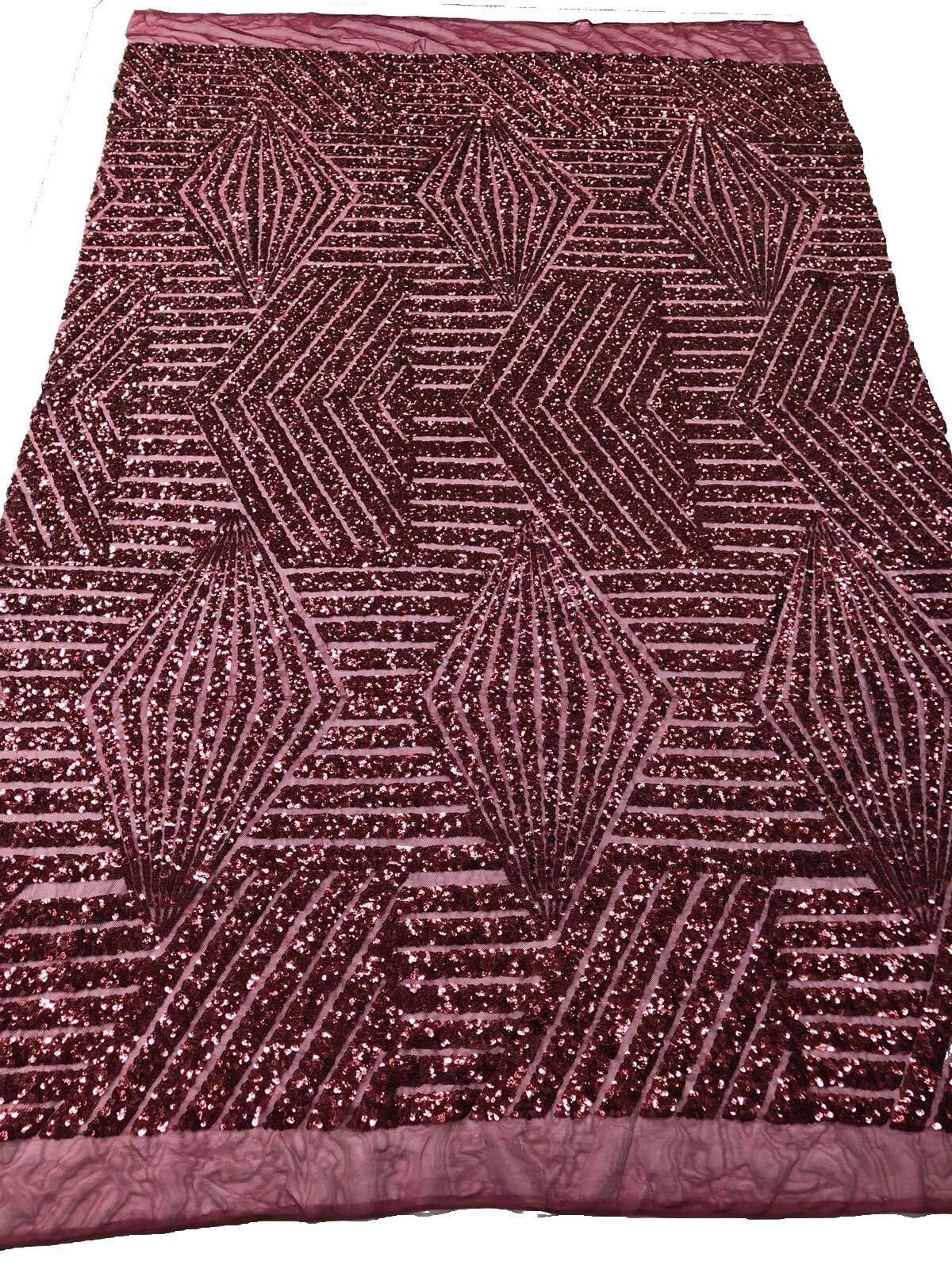 Designer Fabrics Sequin Geometric Craft Fabrics