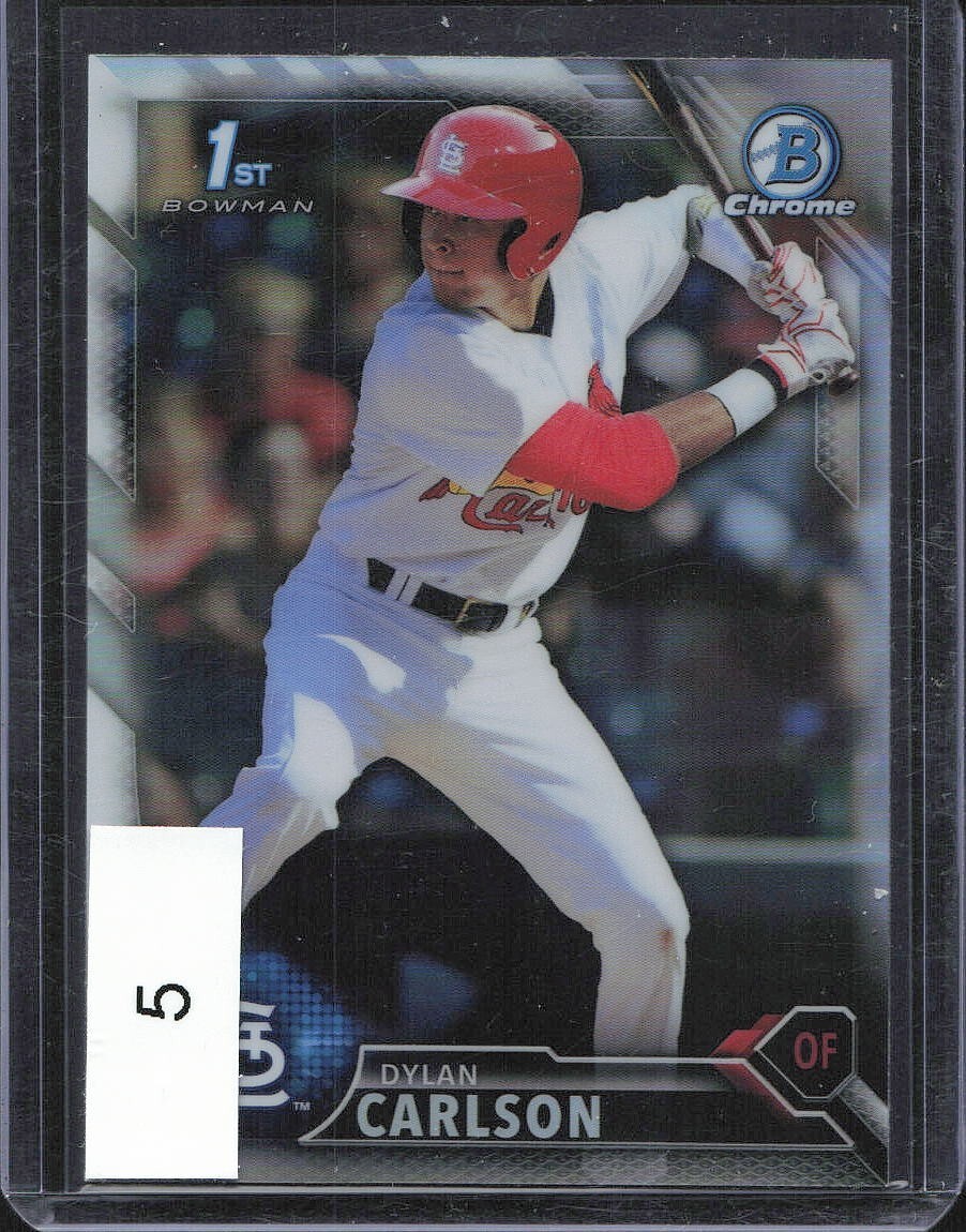 2016 Bowman Draft Chrome Draft Picks Refractor Dylan Carlson #BDC-3