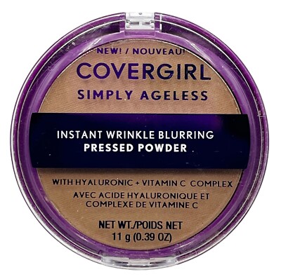 Covergirl Simply Ageless Instant Wrinkle Blurring Pressed Powder 275 Soft Sable