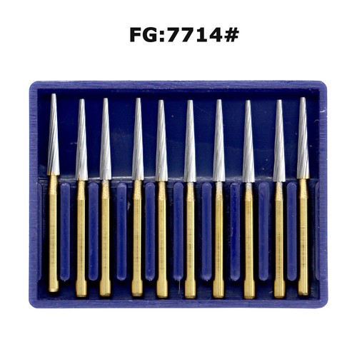 10 Pcs Dental Carbide Tungsten Trimming Finishing Polishing FG Burs Round/Flame - Picture 108 of 194