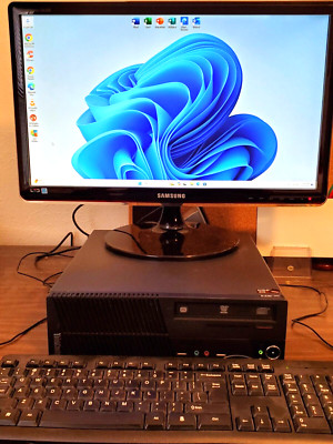 Lenovo ThinkCentre M78 SFF Desktop AMD QUAD CORE 3.7 GHz, Win 11 Pro, Ofc 2019