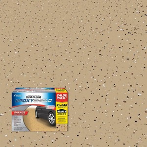 Garage Floor Paint Epoxy Shield 240 oz. Tan High-Gloss ...