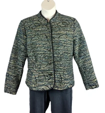 Christopher & Banks Jacket Womens Size XL Button Down High Collar