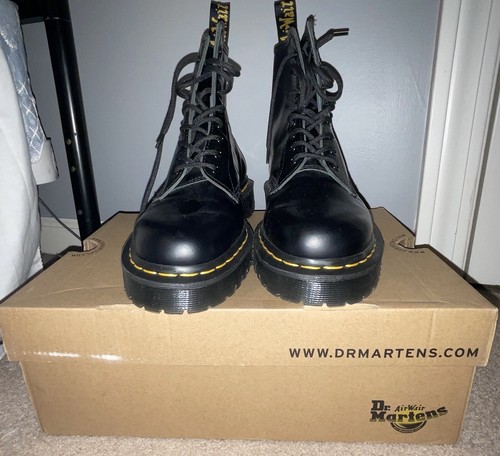 1460 bex smooth leather platform boots doc martens