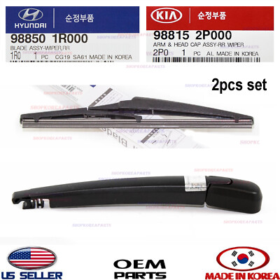 OEM Rear wiper arm & Blade GENUINE KIA SORENTO 2011-2015 / RIO HATCHBACK 2012-15