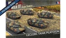French Leclerc Tank Platoon WWIII Team Yankee