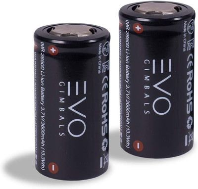 IMR 26500 Li-Ion Rechargeable Batteries for EVO Rage Gen2 - Zhiyun Crane plus & 