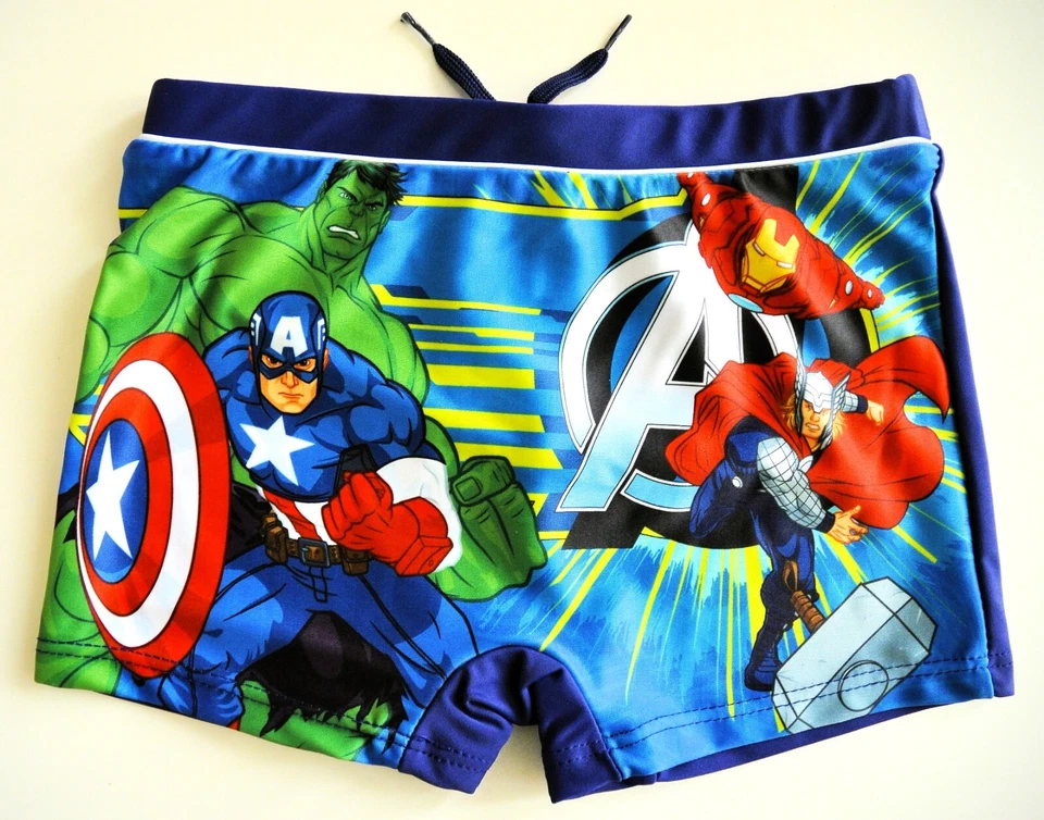 MAILLOT DE BAIN AVENGERS bleu pour enfant / garçon - Photo 1/1