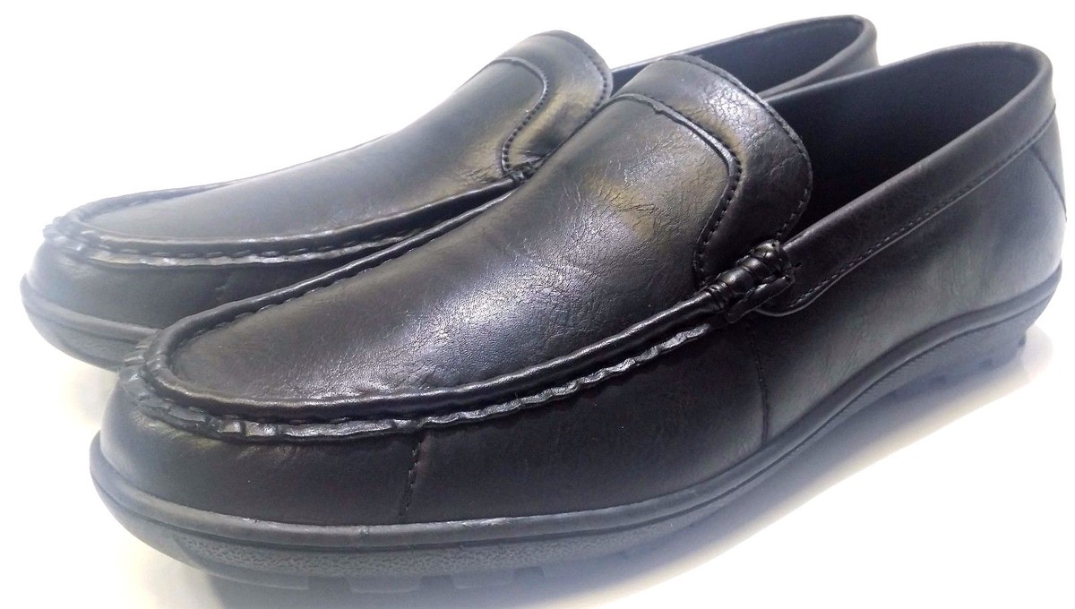 Red Label by Giovanni Mens Black Casual Shoes Slip On US 7 