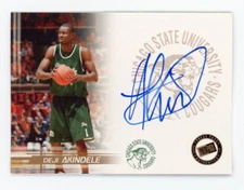 2005 Press Pass Auto Bronze - Deji Akindele - Chicago State University Cougars