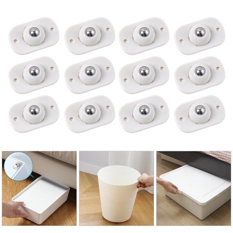 Convenient On Small Rollers Self Adhesive Caster set for Furniture eBay