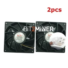 MICROBT WHATSMINER FAN M20 M30 M50 SERIES KZ14038B012U FAN X 2PCS By FedEx 