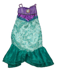 Disney Little Mermaid Girls 4-6X Fantasy Play Costume Dress Jakks Pacific