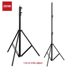 zhiyun 280cm Heavy Duty Steel Light Stand Tripod Adjust for Studio Softbox Flash
