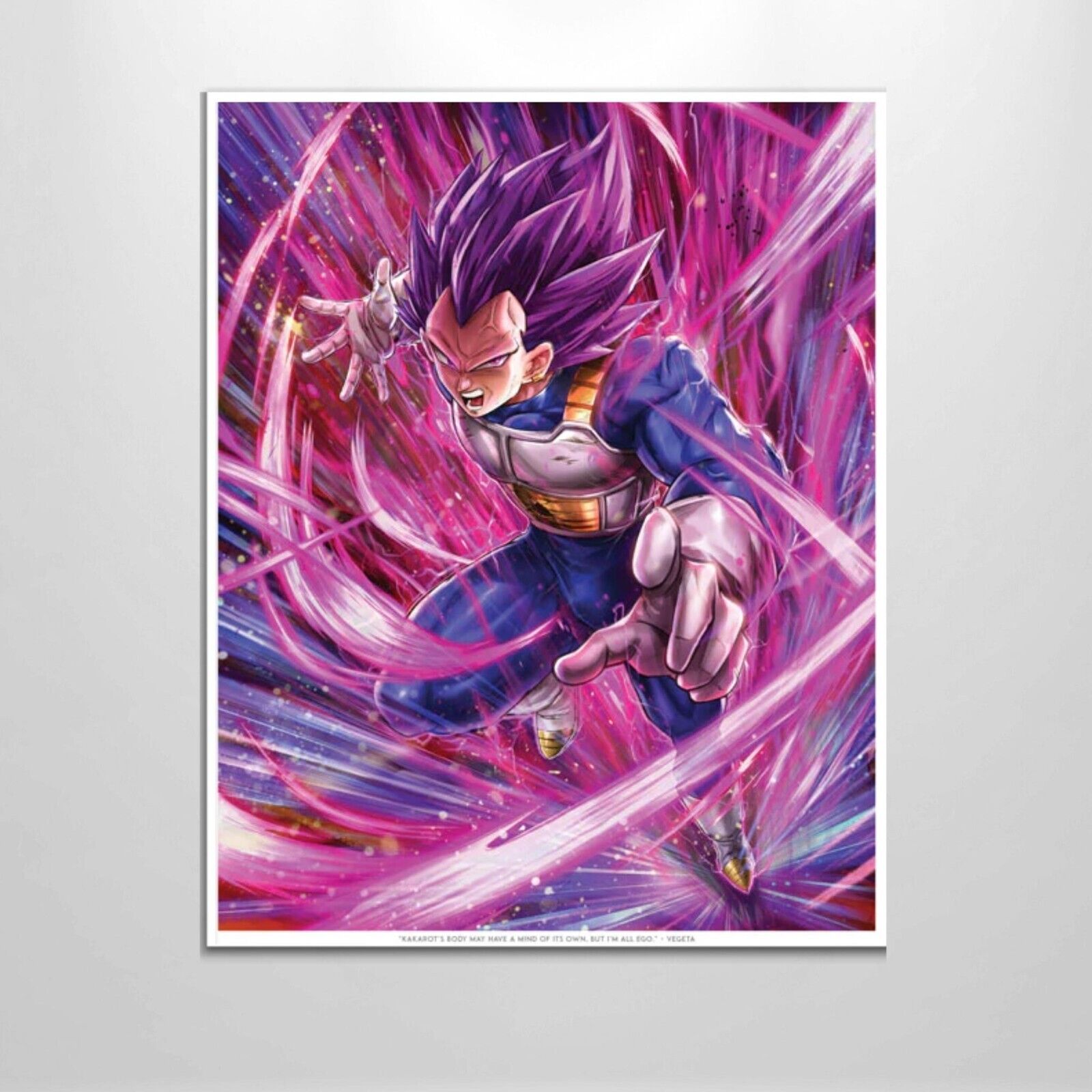 ultra ego vegeta Canvas Print by mikelaurydraw