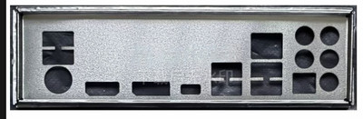 For ASRock B560M Steel Legend Motherboar Backplate I/O Shield