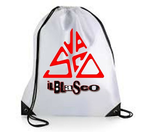 ZAINETTO ZAINO BORSA PERSONALIZZATA VASCO ROSSI porta  scarpe,scuola,scarpe,altr | eBay