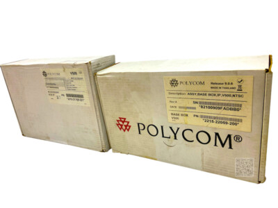 2200-21500-001 I Open Box Polycom V500 IP Video Conference Station Kit 10/100