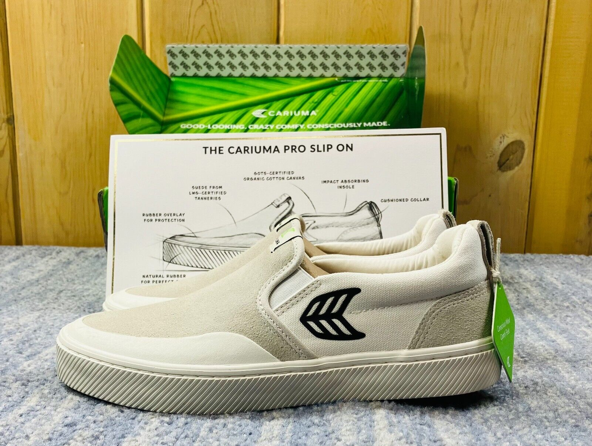 Zapatillas Slip-On Pro De Cariuma Para Skate - Rosa Y Blanco, De Skateboarding