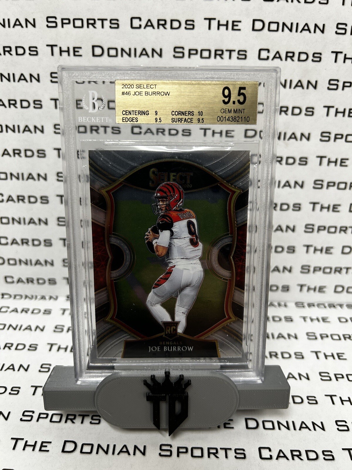 2020 Panini Select Joe Burrow #46 RC Rookie CONCOURSE BGS 9.5 GEM MT