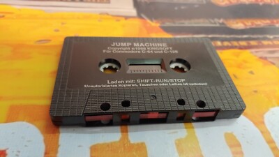 Jump Machine (Kingsoft 1986) Commodore C64 (Tape) working classic 8-bit