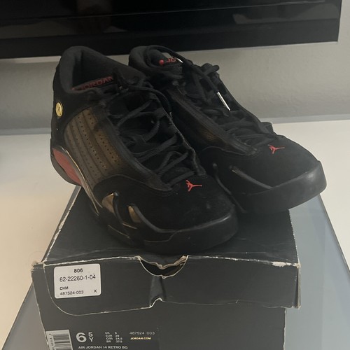 Size 6.5 - Air Jordan 14 Retro 2018 Last Shot With Original Box - Picture 4 of 24