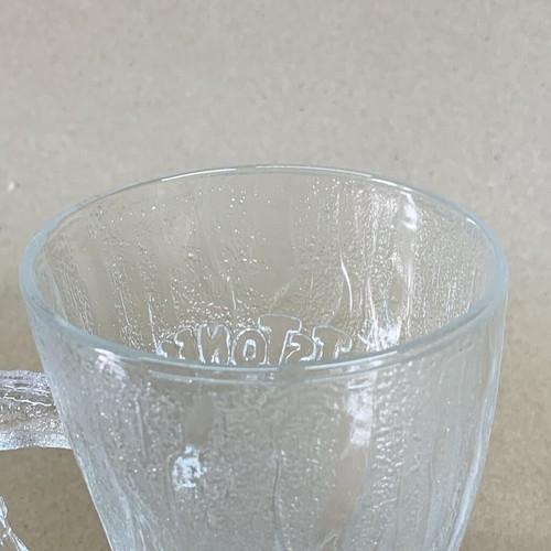1993 The Flintstones McDonald's RocDonalds Clear Glass Mug - Picture 13 of 14