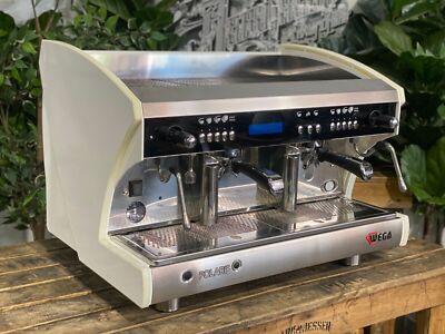 WEGA POLARIS TRON GROUP WHITE ESPRESSO COFFEE MACHINE COMMERCIAL