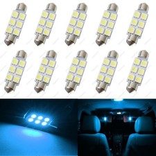 10 X Ice Blue 42mm 6smd 5050 Festoon Dome Map Led Light 578 211-2 212-2 Tool