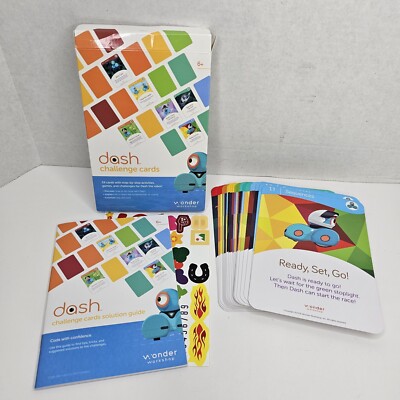 Wonder Workshop Dash Challenge Cards Set Robot Accessory