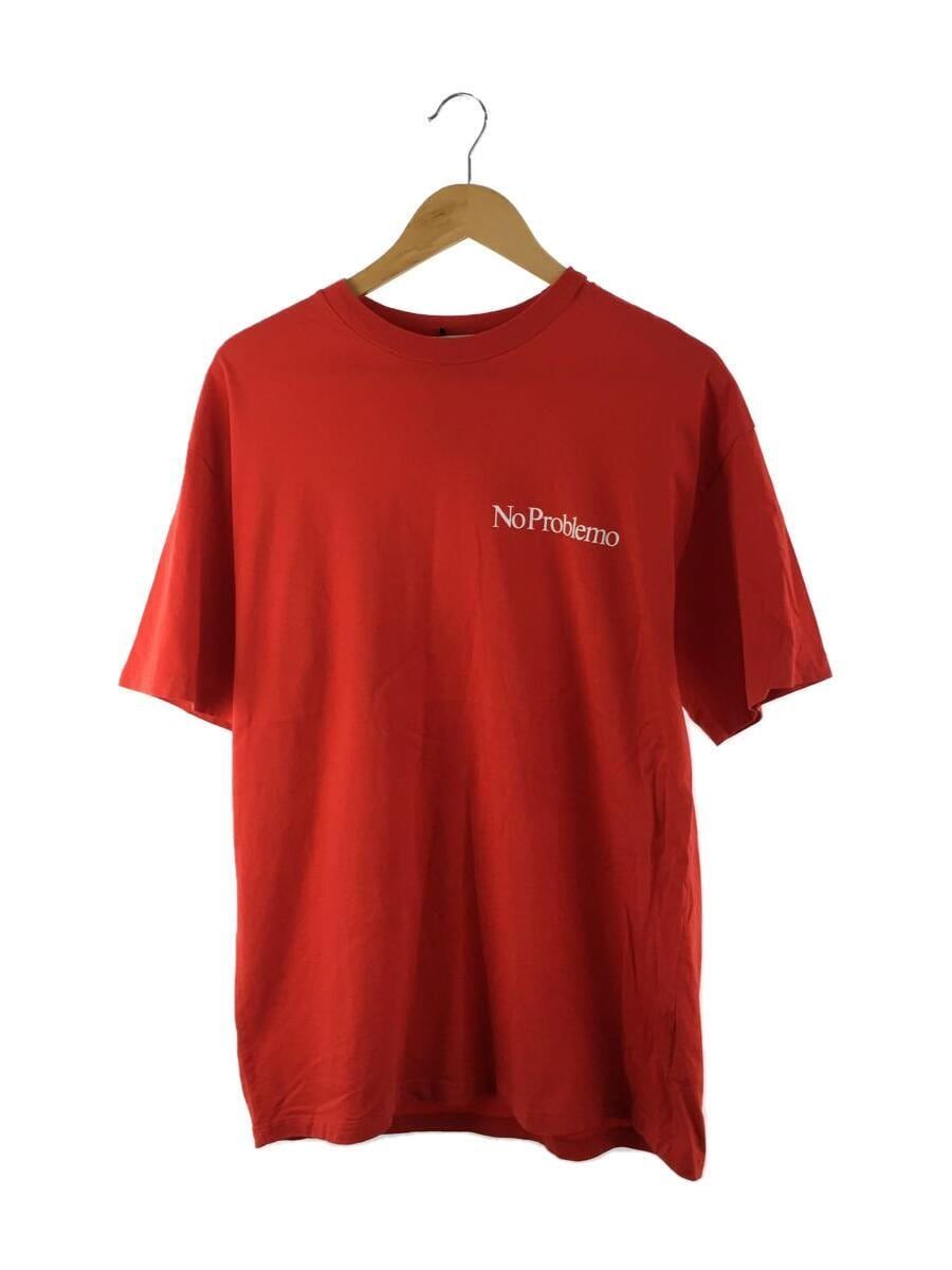 ARIES T-SHIRT L COTTON RED SOLID 23-071-325-0068-1-0 Used | eBay