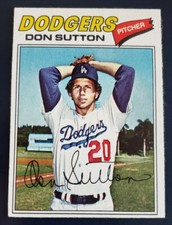 1977 Topps Don Sutton Los Angeles Dodgers #620