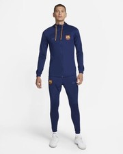 Nike Barcelona F. C. Strike Knit Football Tracksuit - Medium - New  DH7651 492