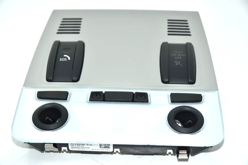 💎 2012-2015 BMW X1 E84 Dome Light Map Switch Assembly NO Sunroof OEM Gray - Image 2 of 4