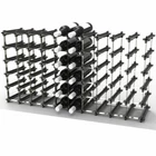 NOOK 50/60 Bottle Self Assembly Wine Rack (Black)