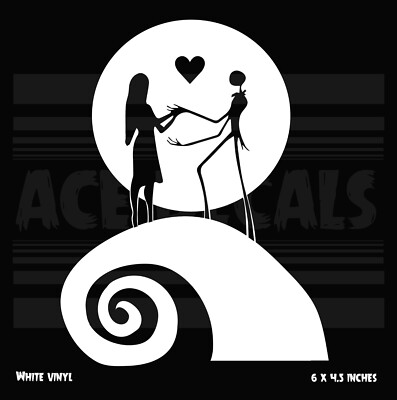 O Pesadelo Antes Do Natal Jack Skellington Adesivo 2 Clipart Vetor PNG - Foto 2