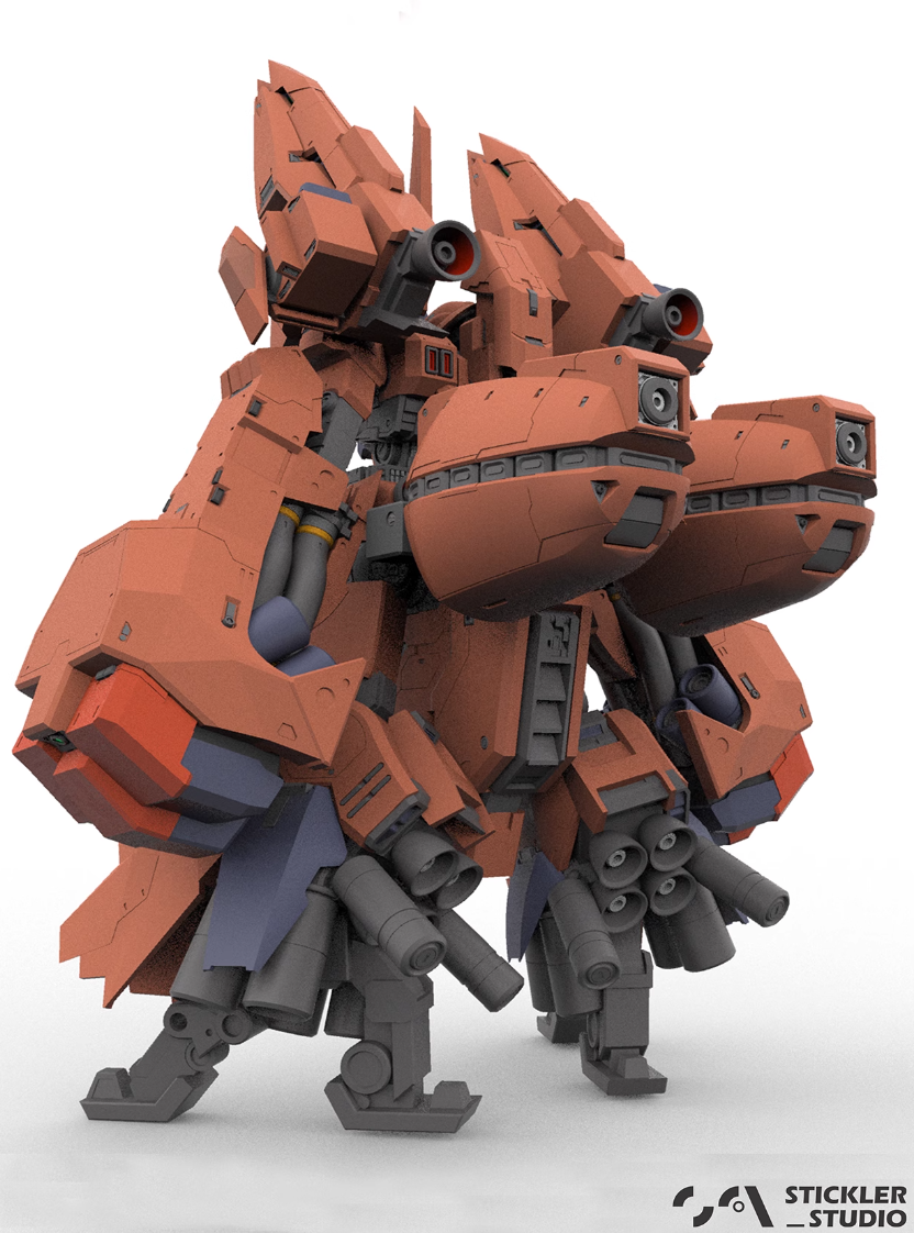 Stickler Studio 1/100 Fenris Wolf [Full Garage Kit] For にほん